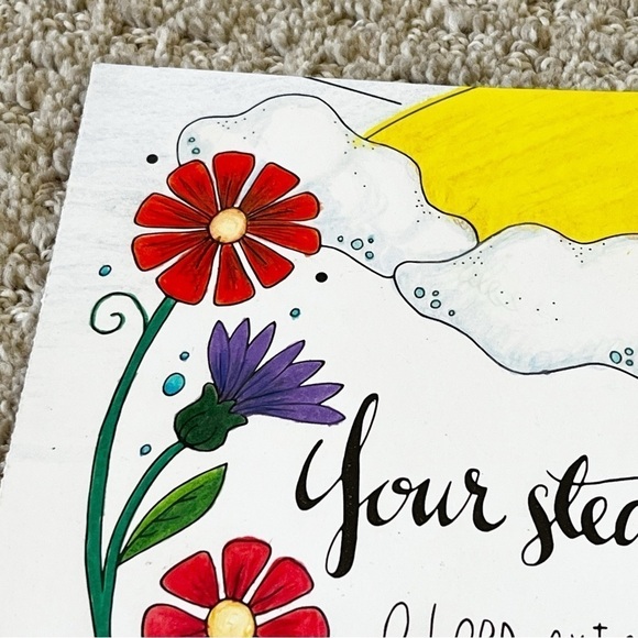 Psalm 36:5 Art Print Your Steadfast Love O Lord Bible Scripture Wall Decor ESV - Picture 3 of 12